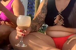 milf alone on beach flashing wanting to get naughty without husband