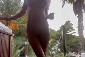 Monika Fox with Fake Tits Masturbates Pussy to Squirt