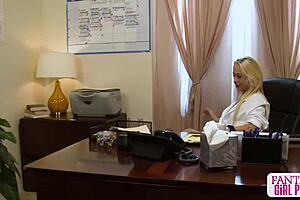 Jason Brown fucks Carla Cox's tight pussy.