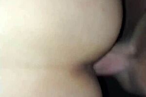 the granny milf sucked cock before anal creampie