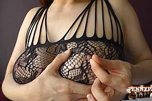 Playful Penny Pax Teases Her Big Toy Passionately.