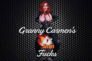 Granny Carmen’s Cathouse Kittys Finger Bang and Eat Pussy to Climax!
