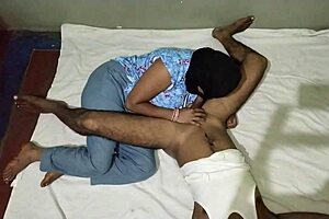 Indian College Couple Teasing With Blowjob And Creampie.