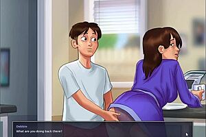 I creampied my stepmother in missionary with shaved pussy