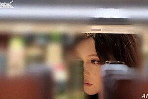 a noble asian milf gets creampied in kitchen studio during cooking lesson with blowjob and doggystyle.