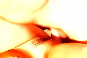 Skanky ethnic bitch gets fingered and fucked in stockings.