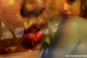 Seductive Indian Enjoying The Moments With Teasing Dance!