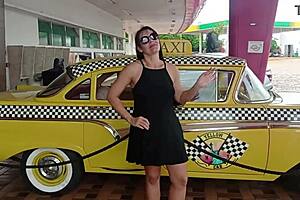 my girlfriend lost bet and masturbated in restaurant then got naked on street 😏