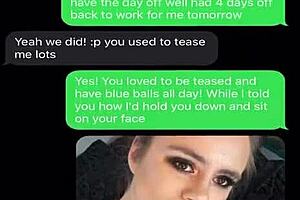 Sexting and humiliating my sissy bitch real hard