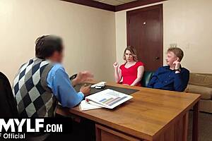 Stepmom bribes principal with taboo sex to save stepson