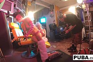 Jezebelle and Leya's Intense Lesbian Sex