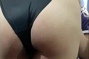 Undressing Mature Latina Dona Mary in Her Room as Husband Leaves