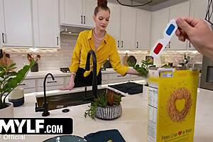 April Fools Surprise My Stepmom Wants Me To Use Her Toys And Fuck Her Hard