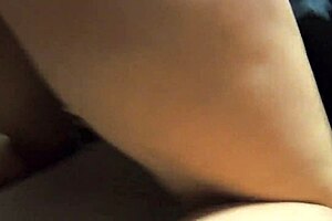 my impotent husband demands face fucking doggystyle and cums on my long black winter jacket