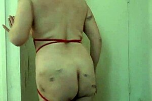 slave f submits for humiliation and oral in public flashing