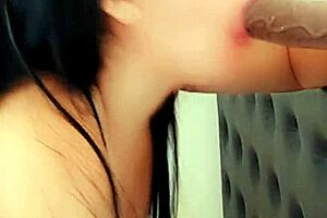 Novinha Trains Deep Throat For Her School Boyfriend