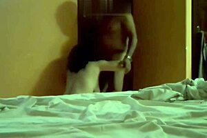 cuckold husband tied outside while macho fucks karina