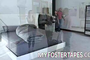 foster caught stealing and punished in the garage