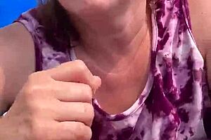 Nicebigddd sucks cock outdoors with natural tits and homemade cumshot