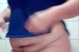 Anna Belle in lingerie and stockings