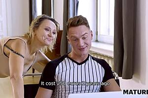 Mature4K Pornstar Invites Repairman For Amazing Blowjob And Hard Fucking