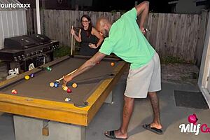 Samantha Loses Pool Game, Takes Huge BBC Hard!