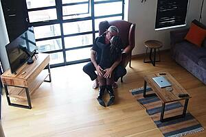 assfucked swinger wife gets facial from black boyfriend, interracial group with fat chubby mommy cuckold.