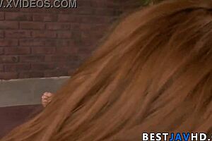 Haruka Sanada, the horny mummy with fat tits, gets a hardcore tit poke!