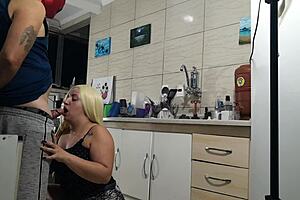 fucking hot stepmother in the kitchen