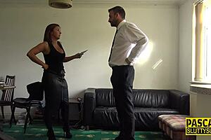 Handcuffed Milf Throated for Cum