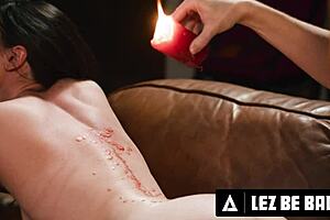 lez be bad - power outage hot wax-dripping lesbian romp for sophia locke & casey calvert