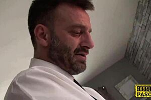 British milf gets FUCKED anally in reality