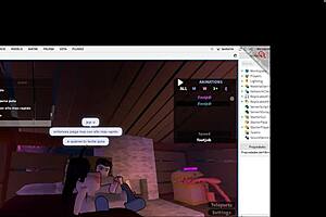 putita hace footjob a su papi