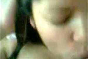 She gives a good blowjob