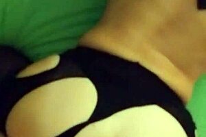 Blonde Teacher Teases in Stockings?