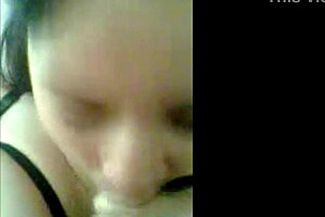 She gives a good blowjob