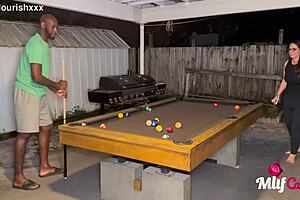 Samantha Loses Pool Game, Takes Huge BBC Hard!