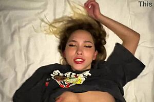 moaning asian woman fucked hard in her home