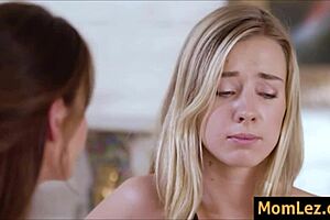 wow, this step mom fucks her stepdaughter who's also a stepmom. lesbian action!