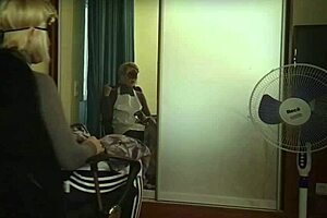 i'm mrs lazinski getting a haircut at the czech salon