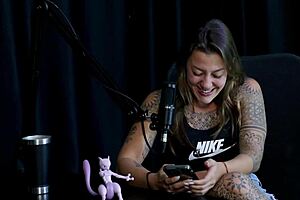 Flor De Damiana Does Sensual Stripper And Shows Big Tits!