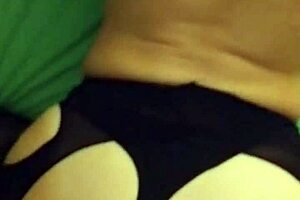 Blonde Teacher Teases in Stockings?