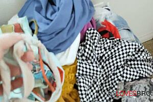 Stepbrother whispers, 'This blowjob is our secret, right?' as latina teen fucks him passionately.