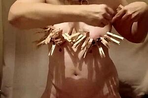 Hey, 2024 10 22 esclave f, are you ready for autoseance with pinces and ceinture? Let's get that male domination spanking going!