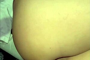 Husband's friend watches ass, enters room, kisses lips, shaves pussy, fucks.