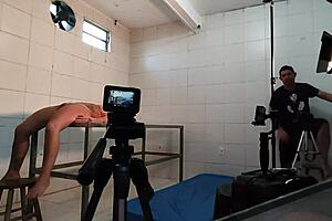 Oh my god, big tits milf gets recorded in the hospital ward! What a naughty adventure!