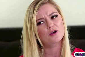 Chloe's GF seduces stepmom with ass licking 😏