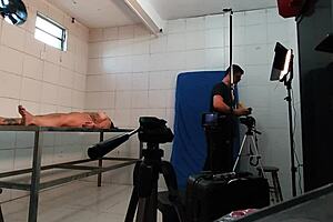 Oh my god, big tits milf gets recorded in the hospital ward! What a naughty adventure!