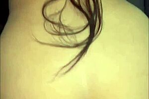 Husband's friend watches ass, enters room, kisses lips, shaves pussy, fucks.