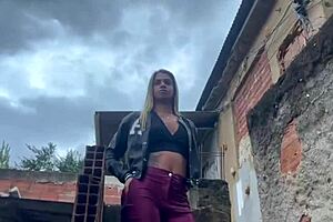 Married woman enjoys passionate encounter with soldier in secluded shack